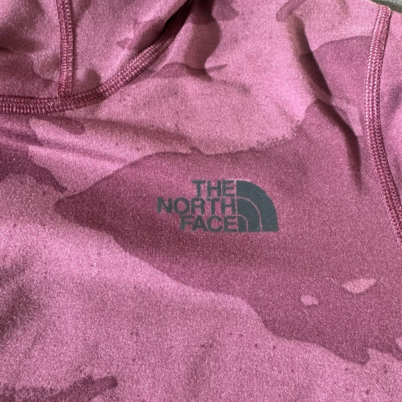 Woman’s The North Face pink camouflage hoodie, size M - Picture 2 of 6